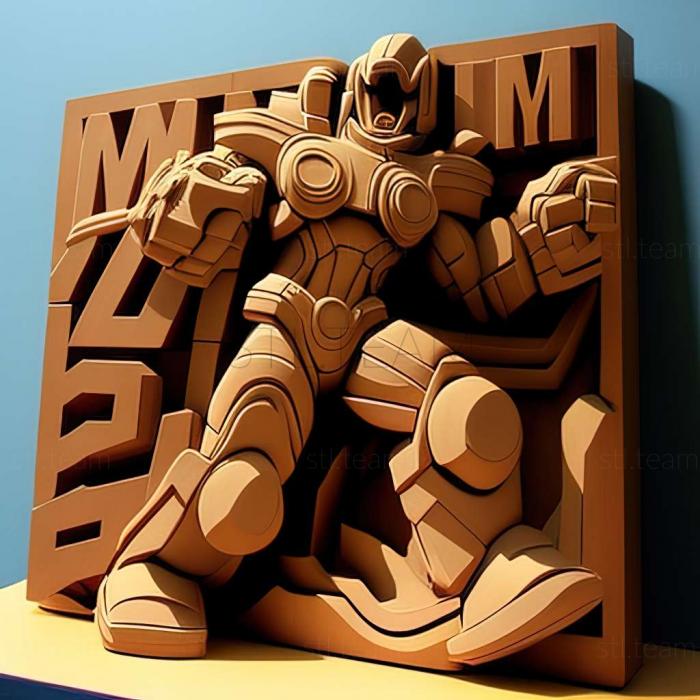 3D model Mega Man Xtreme game (STL)